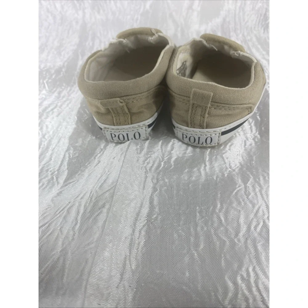 Ralph Lauren Polo Baby slip on shoe in color tan size 3